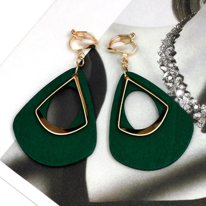 Clip Earrings Drag Green - The Drag Queen Closet