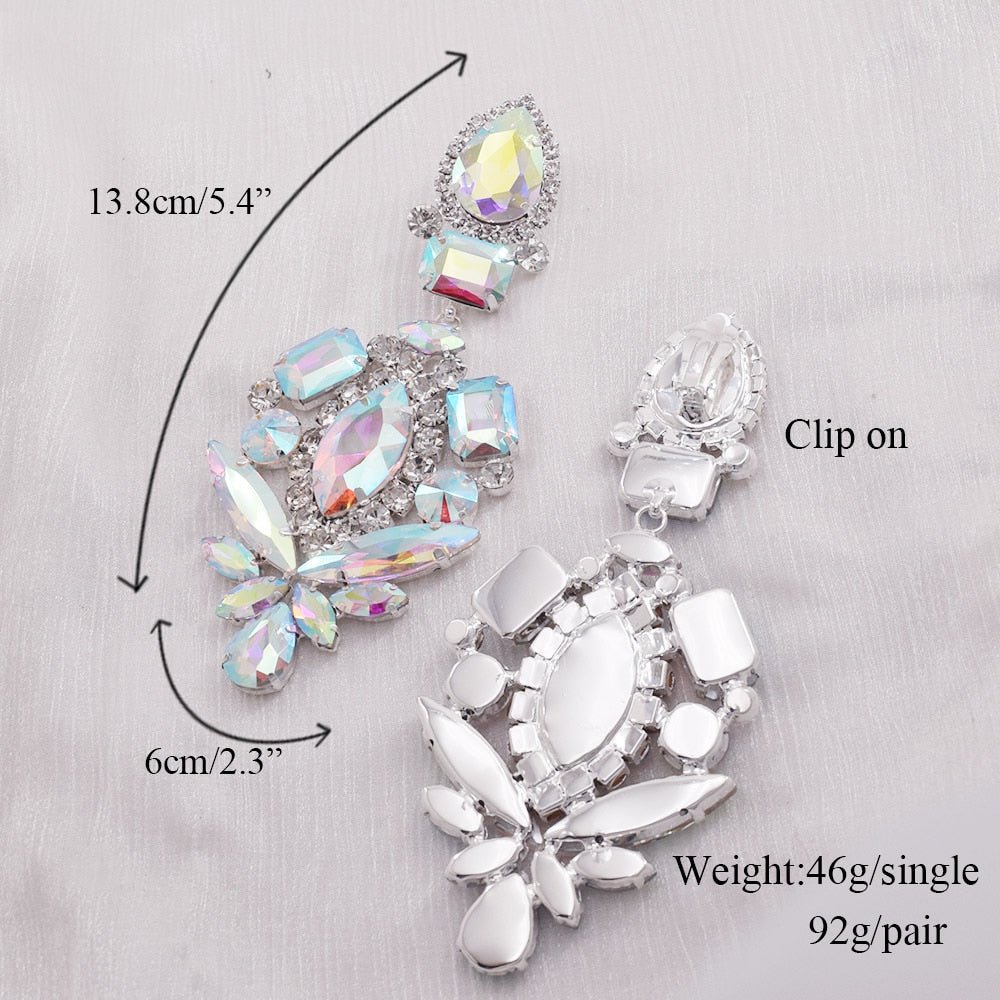 Clip Earrings Queen Flyas (3 Colors) - The Drag Queen Closet