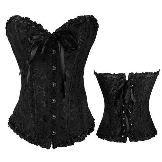 Corset noir on sale femme