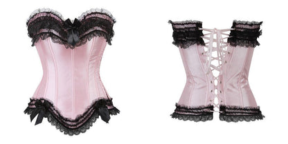 Corset Drag Poison (Pink and Black)