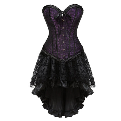 Corset Dress Drag Crisalide (Purple)