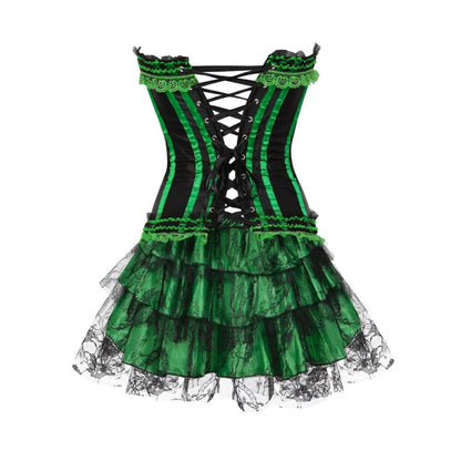 Corset Dress Drag Michelle (Green)