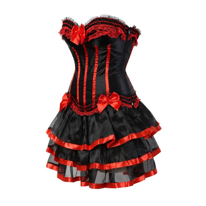 Corset Robe Drag Timon (rouge)