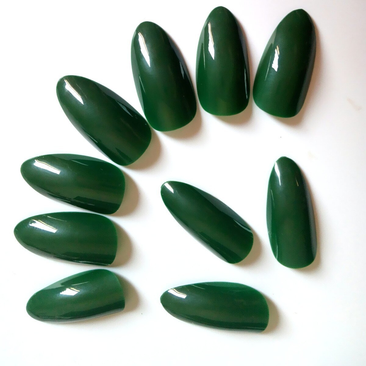 Drag Nails Emerald (24 Pieces) - The Drag Queen Closet