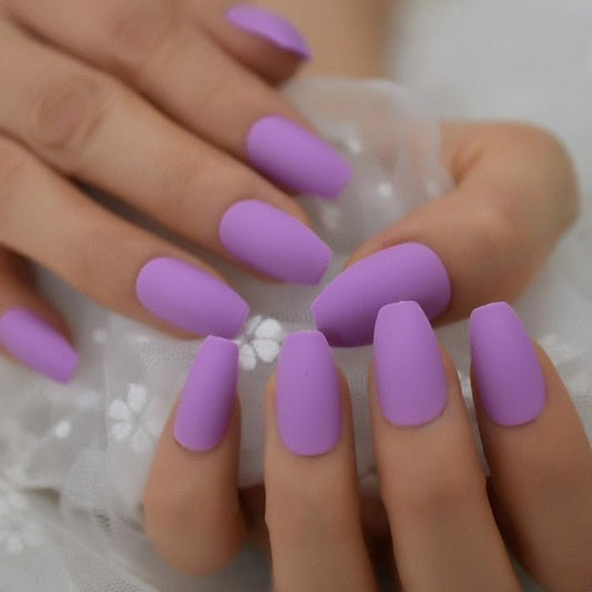 Drag Nails Purple (24 pieces) - The Drag Queen Closet