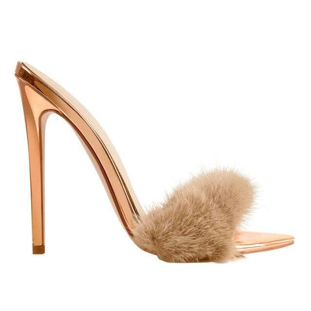 Sandals Queen Spinazza (Rose gold)
