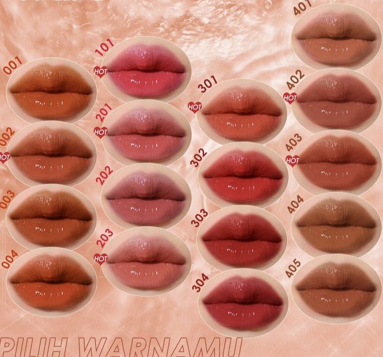 Long-Lasting Glossy Lipstick Lip Gloss Professional (17 Colors) - The Drag Queen Closet