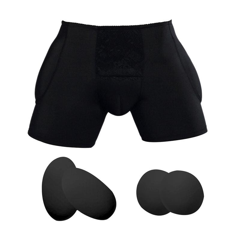 Padded Panties Sponge Black - The Drag Queen Closet