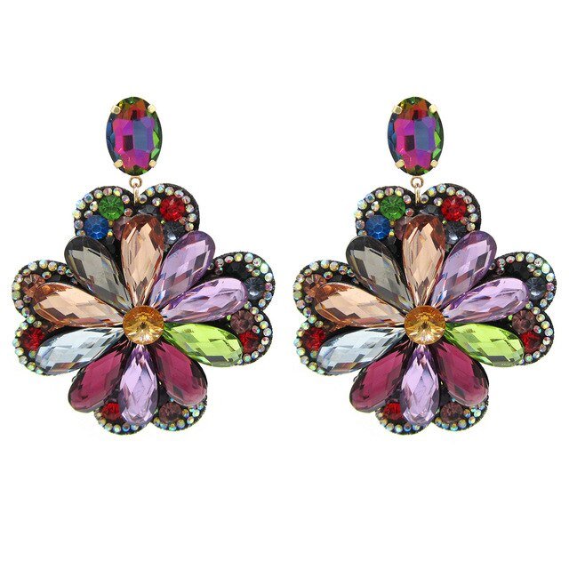 Stud Earrings Queen Floka (6 Colors) - The Drag Queen Closet