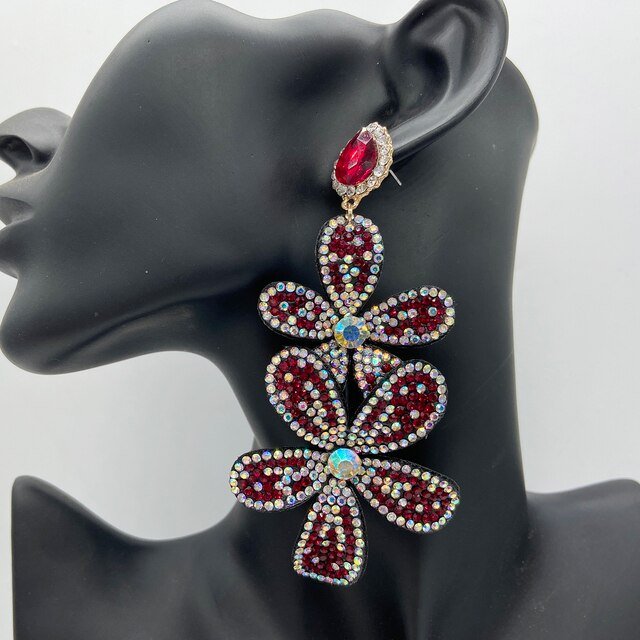 Stud Earrings Queen Flow (4 Colors) - The Drag Queen Closet