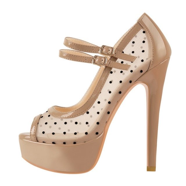 Escarpins Queen Diabolice (beige)