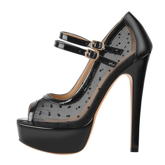Zapatos Queen Diabólica (negro)