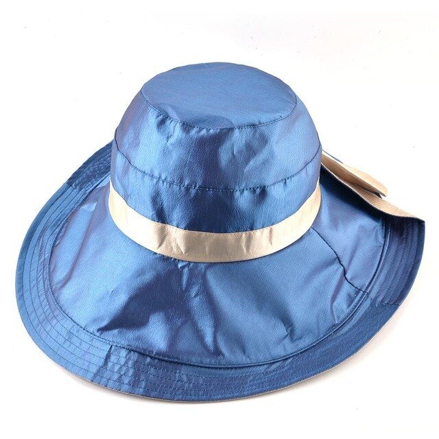 Chapeau Drag Winfrey (bleu)