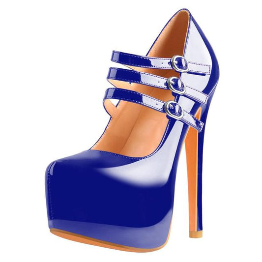 Zapatos Queen Threnk (azul)