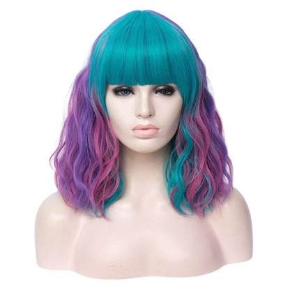 Wig Queen Sarcasm (Blue and purple)