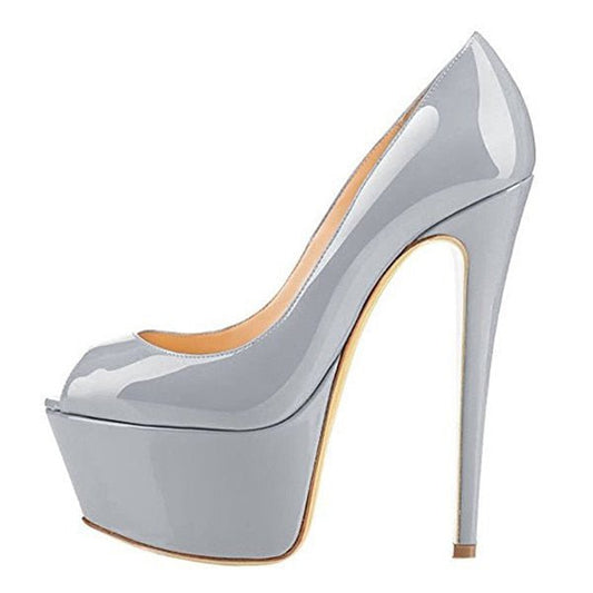 Zapatos Queen Parda (gris)