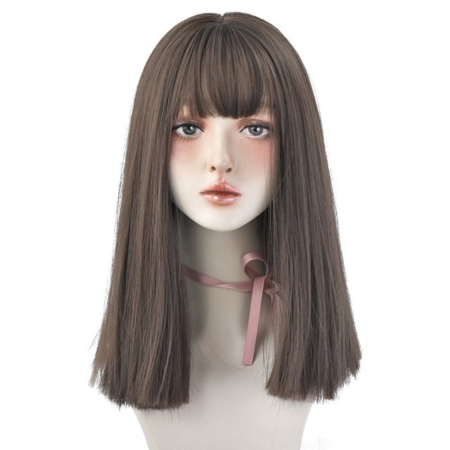 Wig Queen Gigsha (Gray and dark brown)