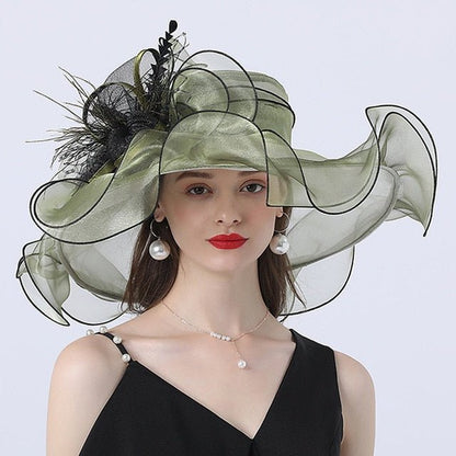 Cappello Queen Phalominna (verde oliva)