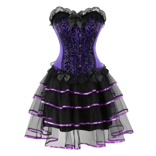 Corset Dress Drag Houston (Purple)