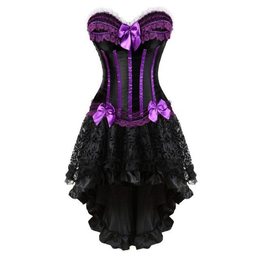 Corset Dress Drag Esmeralda (Purple)