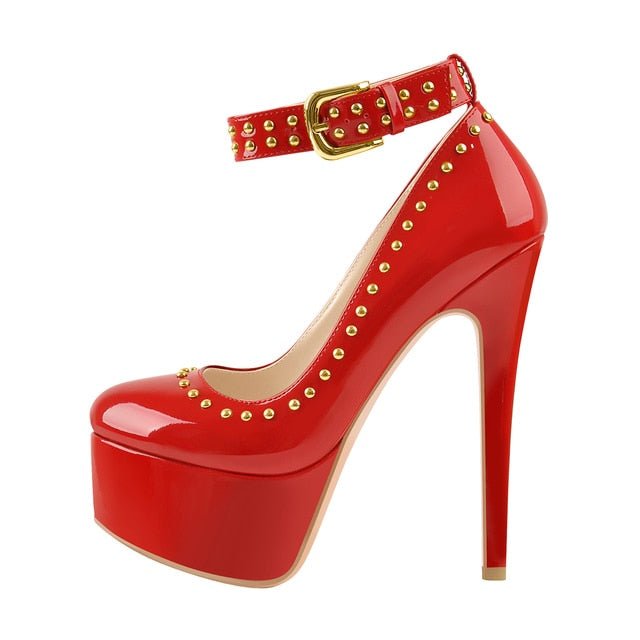 Zapatos Queen Cybufa (rojo)