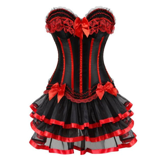 Corset Dress Drag Timon (Red)