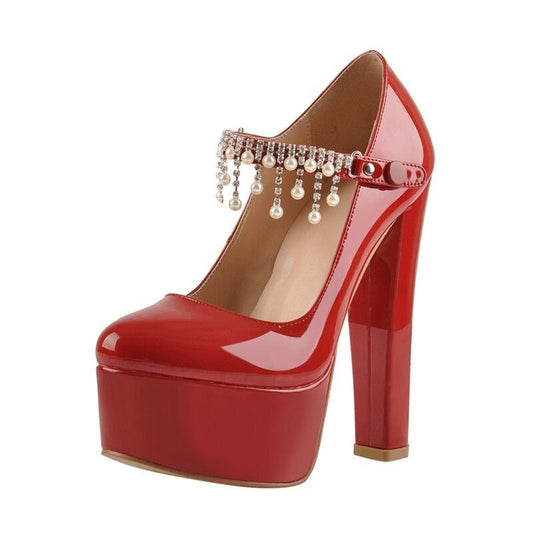 Zapatos Queen Rheka (rojo)