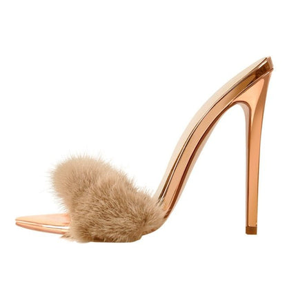 Sandals Queen Spinazza (Rose gold)