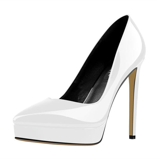 Sapatos Queen Brilhante (branco)