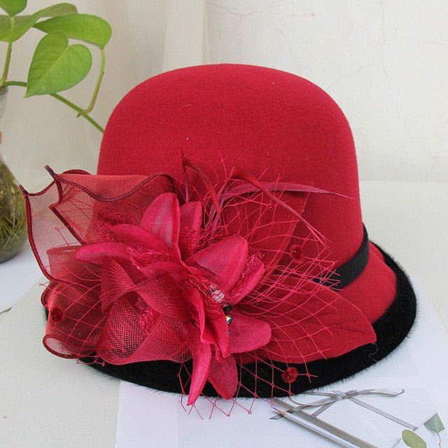 Hat Queen Orchya (Wine Red)