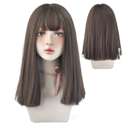Wig Queen Gigsha (Gray and dark brown)